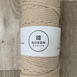 NOKON Design 100% pamut zsinórfonal 5 mm - Karamell