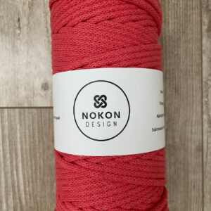 NOKON Design 100% pamut zsinórfonal 5 mm - Korall