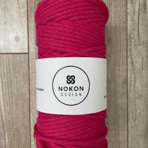 NOKON Design 100% pamut zsinórfonal 5 mm - Fukszia