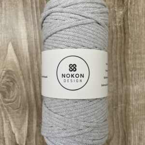 NOKON Design 100% pamut zsinórfonal 5 mm - Világosszürke