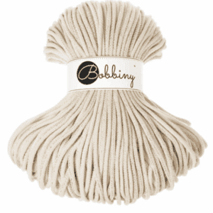 Bobbiny Premium Zsinórfonal - 5 mm - NATÚR ARANY – 100 m