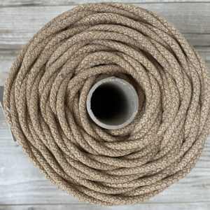 Varrható pamutzsinór 5 mm - Karamell-arany (05-Lurex)