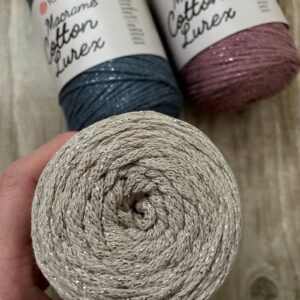 Yarnart Macrame Cotton VR (vékony) - 725 Lurex