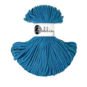 Bobbiny Premium Zsinórfonal - 5 mm - Dopamine blue – 100 m
