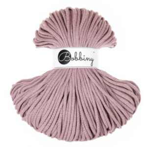 Bobbiny Premium Zsinórfonal - 5 mm - Mauve – 100 m