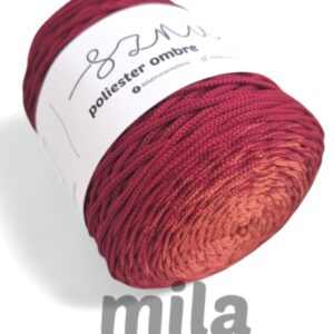 Sznur by Mila poliészter ombrefonal (3 mm-300 m) - OM07 piros/bordó