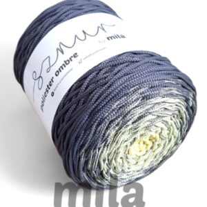 Sznur by Mila poliészter ombrefonal (3 mm-300 m) - OM17 sárga/acél