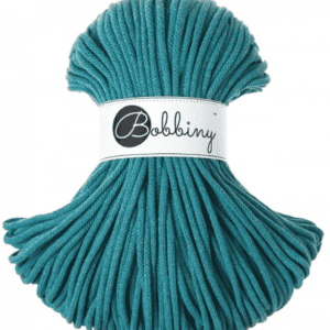 Bobbiny Premium Zsinórfonal - 5 mm - Teal – 100 m