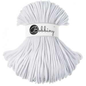Bobbiny Premium Zsinórfonal - 5 mm - WHITE – 100 m