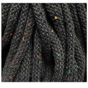 Bobbiny Premium Zsinórfonal - 5 mm - MIDNIGHT DUST – 100 m