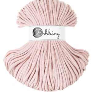 Bobbiny Premium Zsinórfonal - 5 mm - PASTEL PINK – 100 m