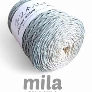 Sznur by Mila poliészter ombrefonal (3 mm-300 m) - OM10 világos bézs/menta