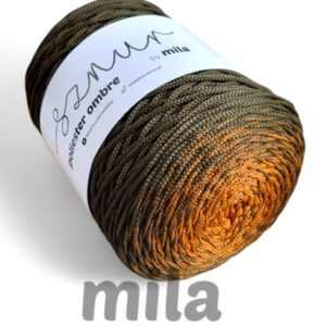 Sznur by Mila poliészter ombrefonal (3 mm-300 m) - OM15 mustársárga/khaki