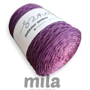 Sznur by Mila poliészter ombrefonal (3 mm-300 m) - OM39 heather/sötét heather