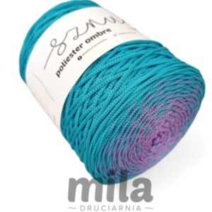 Sznur by Mila poliészter ombrefonal (3 mm-300 m) - OM40 azúrkék/ibolya