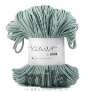 Sznur by Mila pamutzsinór 5 mm - PM104 melange szürke-menta