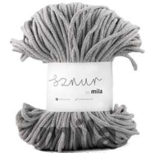Sznur by Mila pamutzsinór 5 mm - PM107 melange szürke