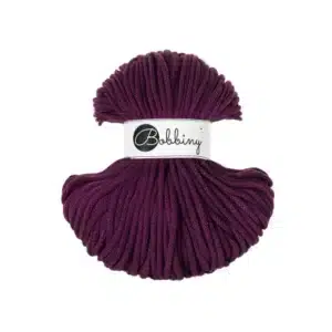 Bobbiny Premium zsinórfonal 5 mm - AUBERGINE (padlizsán) – 100 m
