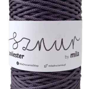Sznur by Mila poliészter zsinór 3 mm, 200 m gombolyag, 142 acél