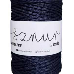 Sznur by Mila poliészter zsinór 3 mm, 200 m gombolyag, 26 sötétkék