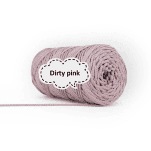 PIMOtki 3 mm (kerek) - Dirty pink