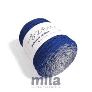 Sznur by Mila poliészter ombrefonal (3 mm-300 m) -  OM26 szürke/búzavirágkék