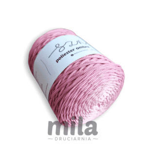 Sznur by Mila poliészter ombrefonal (3 mm-300 m) -  OM38 világos rózsaszín/rózsaszín