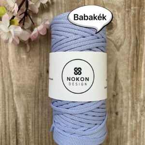 NOKON Design 5 mm lapos poliészter zsinórfonal - Babakék
